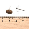 304 Stainless Steel Stud Earring Findings STAS-D370-02P-05-2