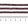 Natural Garnet Beads Strands G-K376-B08-02-5