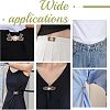  8 Sets 4 Style Alloy Enamel Adjustment Waist Tightener Buckle Buttons FIND-NB0002-69-7