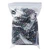 Opaque Black Acrylic Beads MACR-JQ0001-02-3
