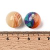 Painted Acrylic Beads AC-CBAD2D4-02-3