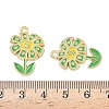 Alloy Enamel Pendants ENAM-I082-01G-01-3