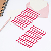 2 Sheets Heart Non-Woven Stickers DIY-LP0006-26-1