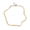 Natural Citrine Chip Beaded Necklaces for Women NJEW-JN05005-4