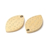 Ion Plating(IP) 316L Surgical Stainless Steel Charms STAS-H213-05G-3