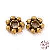 925 Sterling Silver Bead Caps STER-D036-20AG-03-4