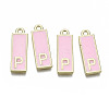 Alloy Enamel Pendants ENAM-T012-01P-RS-1