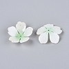 Flower Acrylic Bead Caps SACR-T017-51D-2