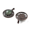 Natural Green Aventurine Pendants G-Q158-03A-R13-2