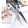 420 Stainless Steel Retro-style Sewing Scissors for Embroidery TOOL-WH0127-16M-4