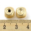 Brass Textured Beads KK-P258-04B-G-3