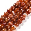 Natural Striped Agate/Banded Agate Beads Strands G-Z060-A01-C05-1