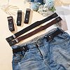 Fingerinspire 6Pcs 2 Colors Canvas Elastic Invisible Belt with Alloy Buckles AJEW-FG0003-99-5