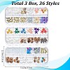 Ocean Theme Natural Shell & Resin & Plastic & Alloy Nail Art Decoration MRMJ-CP0001-34A-2