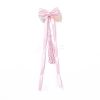 Bowknot Long Ribbon Alligator Hair Clip LS-PHAR-D013-03A-3
