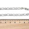 Tarnish Resistant 304 Stainless Steel Figaro Chain Bracelets BJEW-I274-03S-3