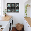 Laundry Rules Chemical Fiber Oil Canvas Hanging Painting AJEW-WH0173-062-8