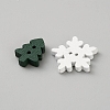 100Pcs Printed Wooden Buttone WOOD-WH0050-048-2