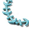 Synthetic Turquoise Dyed Beads Strands X-G-E594-07-3