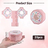 Hexagon Donut Cardboard Boxes CON-WH0019-18B-2