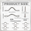 304 Stainless Steel Handle STAS-LP0002-31-2