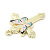 Light Gold Plated Alloy Enamel Pendants LS-ENAM-L041-04B-3