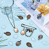 30Pcs Alloy Pendant Cabochon Settings FIND-SP0005-68-4