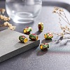Chinese Style Alloy Enamel Beads ENAM-L015-07A-G-8