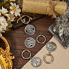 4Pcs Alloy Shoe Charms HJEW-CP00011-3