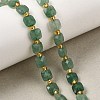 Natural Green Aventurine Beads Strands GG-CBA96AE-A08-6x6mm-1