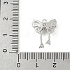 Brass Micro Pave Cubic Zirconia Pendants KK-M326-18B-P-3