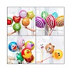 Plastic Balloons Holder Ball Sticks & Cups DIY-PH0019-73-6