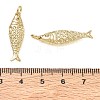 Brass Micro Pave Clear Cubic Zirconia Pendants CU-CBA01AA-28G-3
