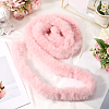 3Pcs 3 Colors Faux Fur Chenille Stick Fabric Roll for Christmas Tree Decor or Wreath Bows Craft FIND-CY0002-08-5