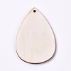 Unfinished Blank Wood Pendants WOOD-WH0098-66-1