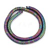 Electroplated Synthetic Non-magnetic Hematite Beads Strands G-H020-M01-23-2