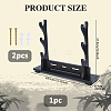 3-Tier Wooden Sword Katana Holder Stands ODIS-WH0081-11A-2