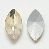 Pointed Back Glass Rhinestone Cabochons RGLA-T083-9x18mm-06-2