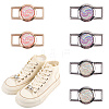 Alloy & Resin Shoelace Charms FIND-CP0002-94C-1