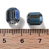 Electroplate Column Glass Beads EGLA-A043-02-FR02-3