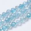 Natural Apatite Beads Strands G-F568-200-1