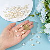 52Pcs 2 Colors Grade B Natural Cultured Freshwater Pearl Rice Charms PEAR-ME0001-04-3