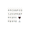 Brass Wine Glass Charms AJEW-GA00015-7