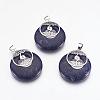 Natural Sodalite Pendants KK-F751-B01-1