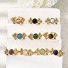 304 Stainless Steel Cuff Open Rings for Women GG-CBAE295-01G-1