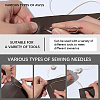 6 Rolls 6 Colors Flat Waxed Polyester Cord YC-CY0001-03-5