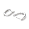 Rack Plating Brass Earring Findings KK-S405-03P-2