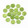 Spray Paint Freshwater Shell Links connectors X-SHEL-S276-27D-1