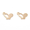 201 Stainless Steel Charms STAS-C017-13G-1