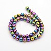 Electroplate Magnetic Synthetic Hematite Bead Strands X-G-J320-05-2